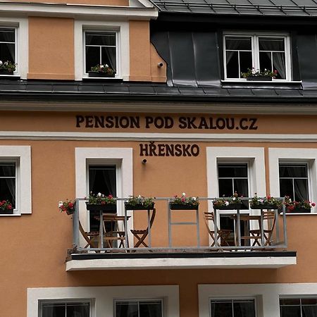 Pension Pod Skalou Hřensko Exteriör bild