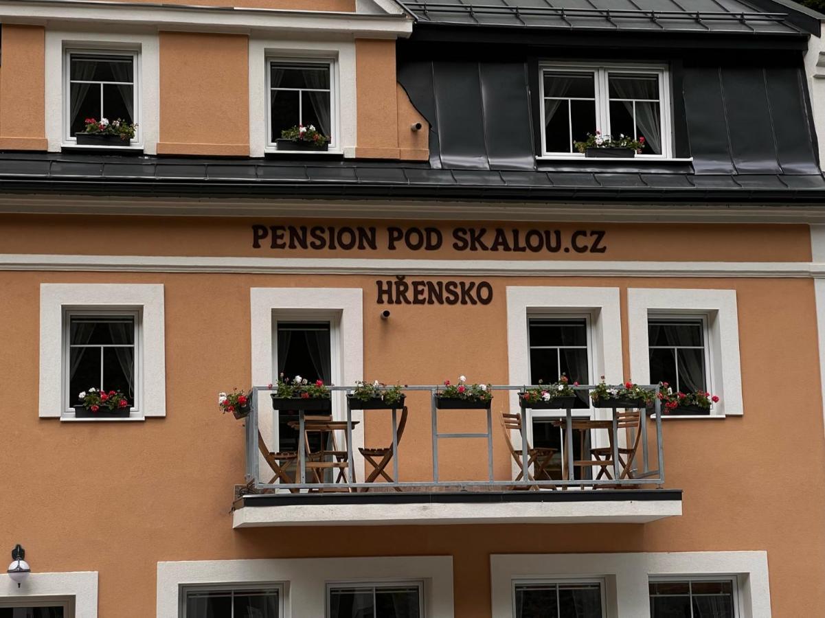 Pension Pod Skalou Hřensko Exteriör bild